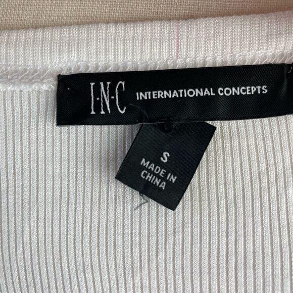 NWOT INC International Concepts Cold Shoulder Top Size S - Picture 5 of 6